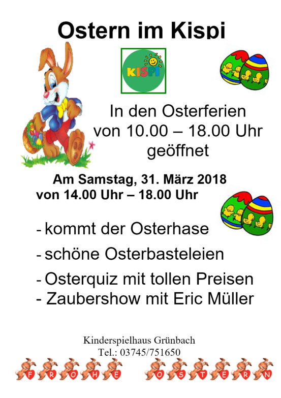 Osterplakat 2018